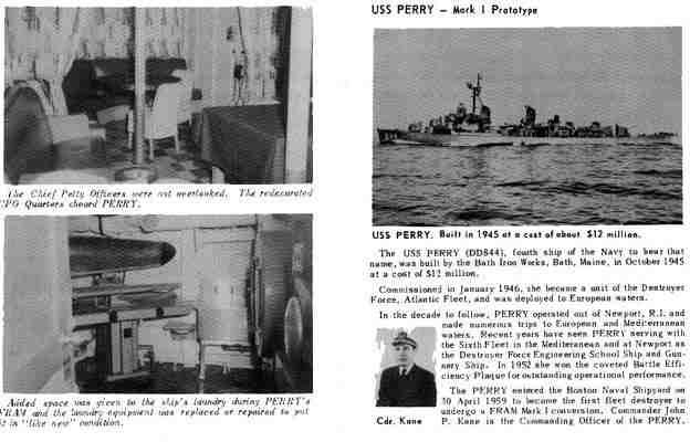 USS Perry DD844 FRAM conversion