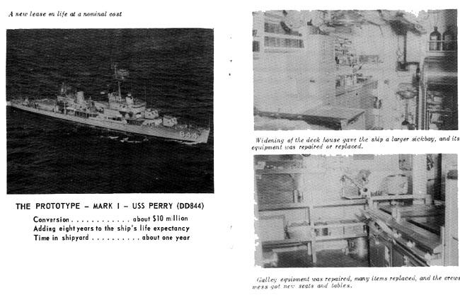 USS Perry DD844 FRAM conversion