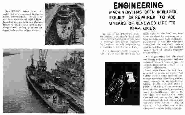 USS Perry DD844 FRAM conversion
